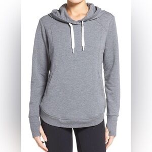 Zella En Route Pullover Hoodie in Heather Gray Medium
